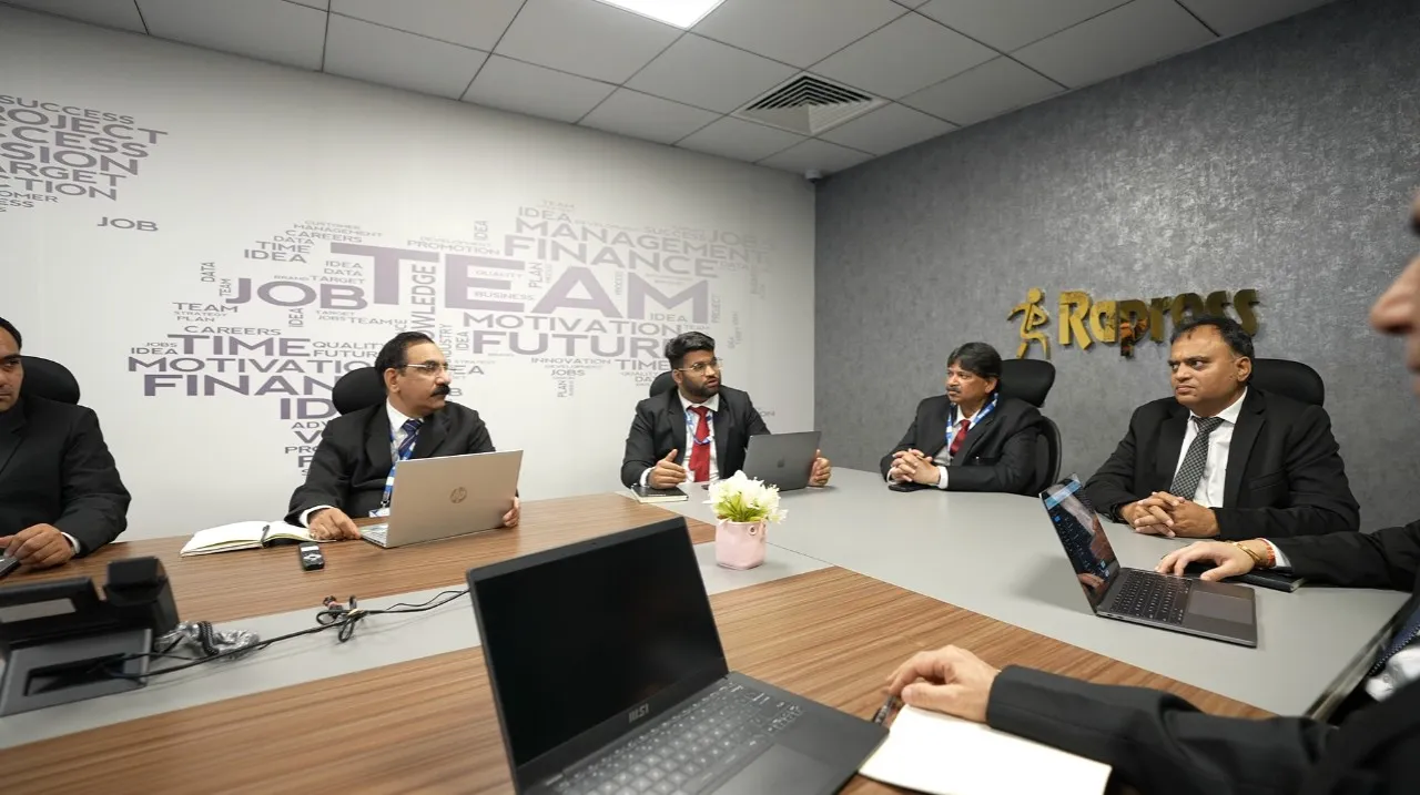 Rapross management meeting in the boardroom