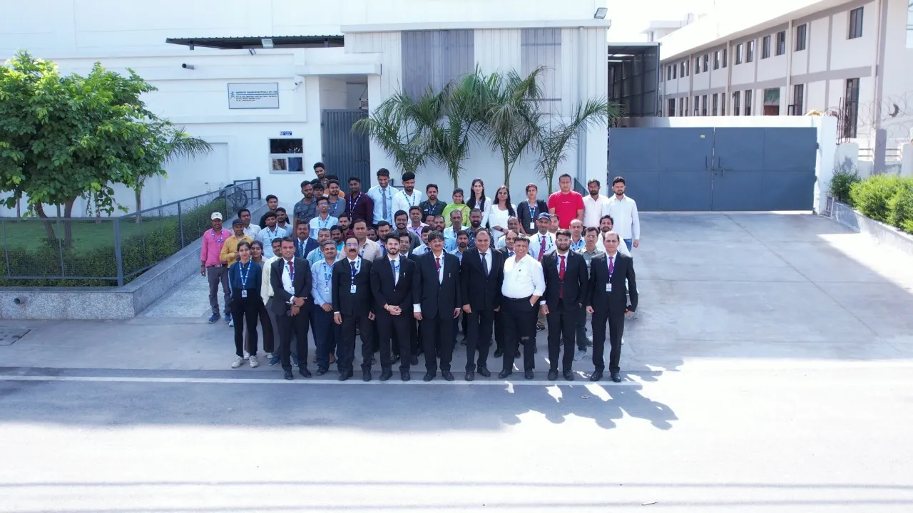 The Rapross team outside the Sonipat plant