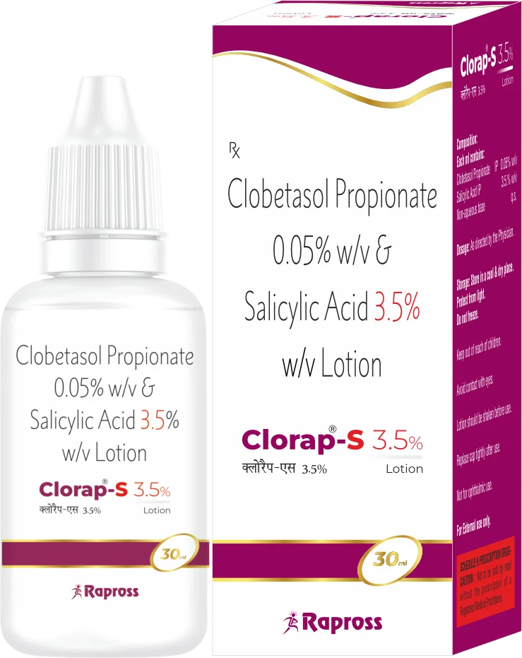 Clorap-S 3% Lotion: Clobetasol Propionate & Salicylic Acid Lotion