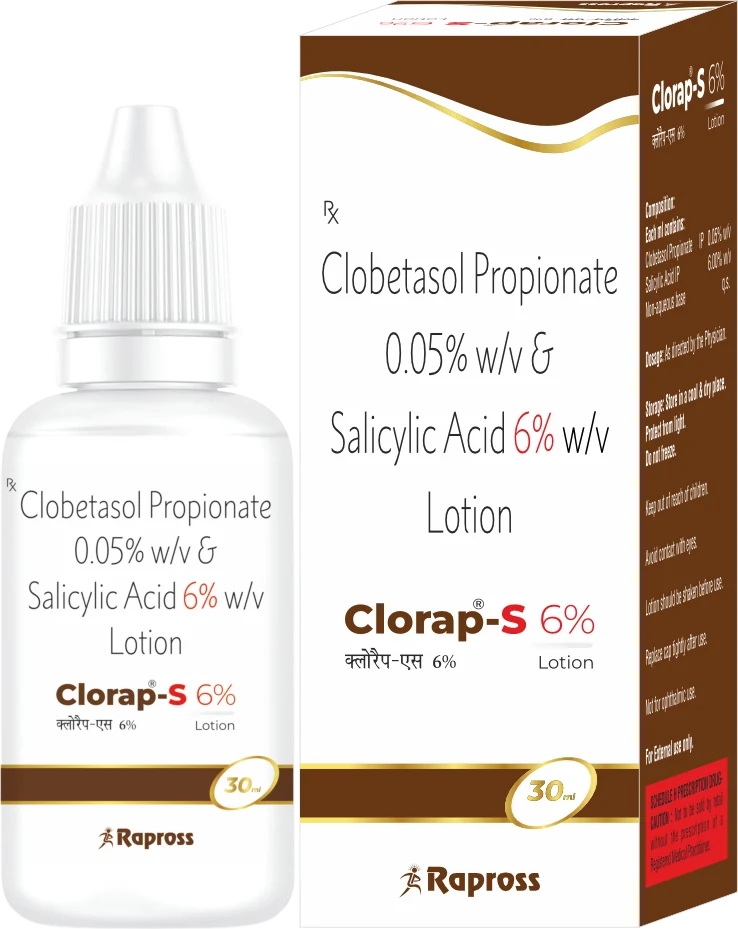 Clorap-S 6% Lotion: Clobetasol Propionate & Salicylic Acid Lotion