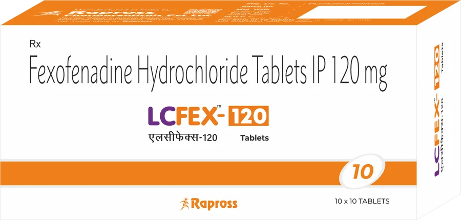 LCFEX-120: Fexofenadine Hydrochloride Tablets IP 120 mg