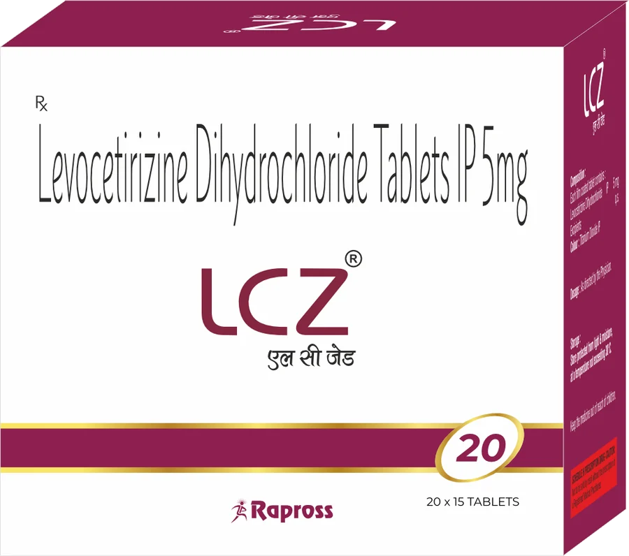 LCZ: Levocetirizine Dihydrochloride Tablets IP 5 mg